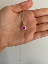 Load image into Gallery viewer, cabochon ruby bubble necklace (made-to-order)