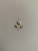 Load image into Gallery viewer, cloudy love tulip necklace (made-to-order)