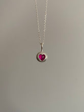 Load image into Gallery viewer, cabochon ruby bubble necklace (made-to-order)