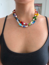 Load image into Gallery viewer, chunky beaded chokers 🌈🌀