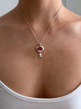 Load image into Gallery viewer, fireheart key necklace