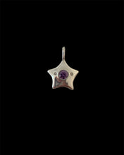 Load image into Gallery viewer, amethyst comet star necklace (made to order)