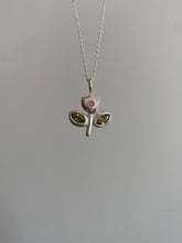 Load image into Gallery viewer, pink spring bloom tulip necklace (made-to-order)
