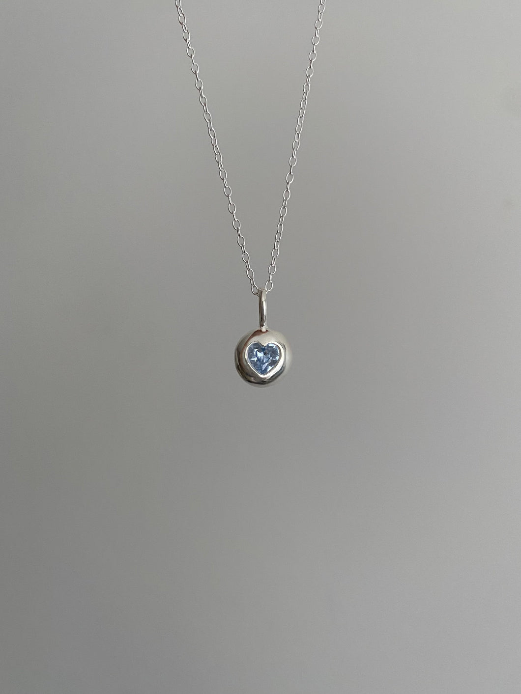 baby blue bubble necklace