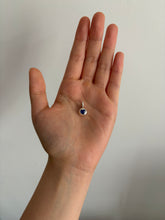 Load image into Gallery viewer, blue spinel heart bubble necklace
