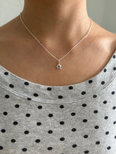 Load image into Gallery viewer, miniature blue star necklace
