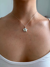 Load image into Gallery viewer, bejewelled spring star necklace
