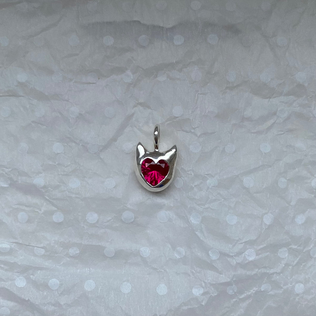 devil heart necklace