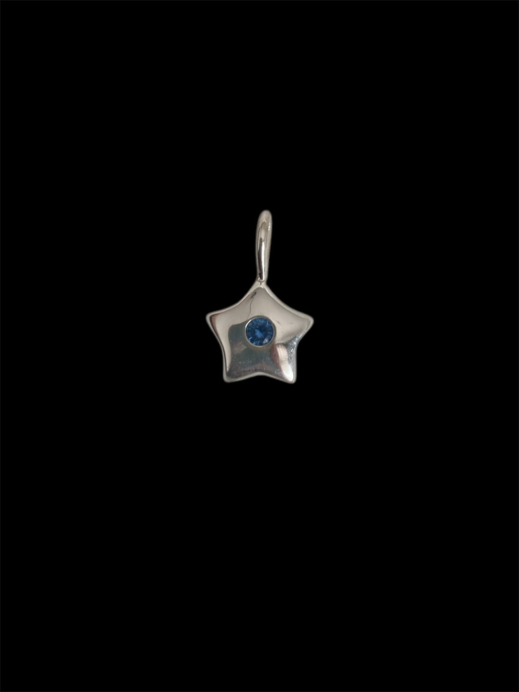 blue sweetheart star pendant