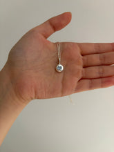 Load image into Gallery viewer, mini spinel heart pebble necklace
