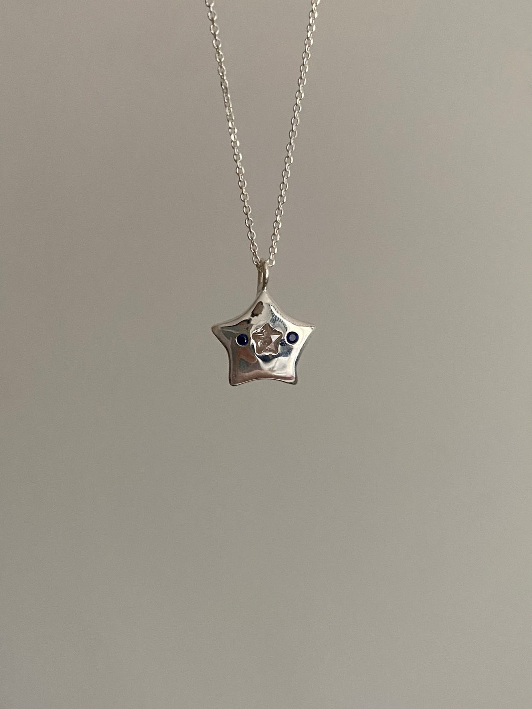 sapphire starception necklace