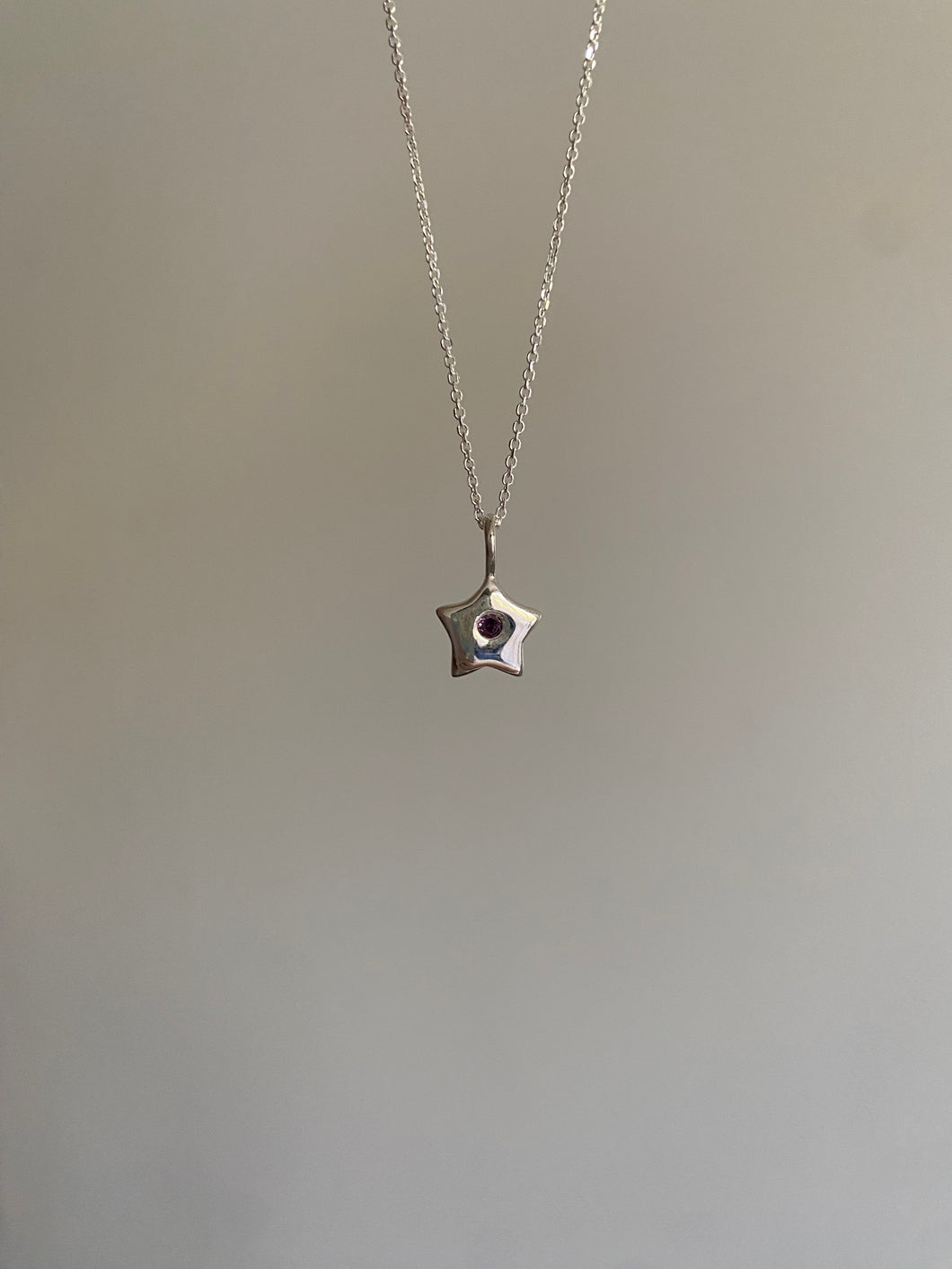 amethyst star necklace