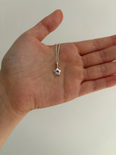 Load image into Gallery viewer, mini garnet star necklace

