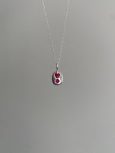 Load image into Gallery viewer, chubby cushion heart tab necklace
