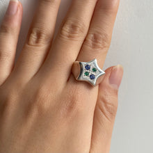 Load image into Gallery viewer, chunky star signet size 7 and a quarter
