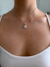 Load image into Gallery viewer, blue spiral worry pendant
