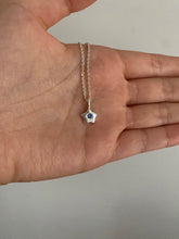 Load image into Gallery viewer, miniature blue star necklace
