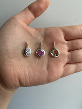 Load image into Gallery viewer, chunky lilac button necklace
