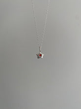 Load image into Gallery viewer, exclusive red miniature star necklace
