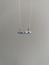 Load image into Gallery viewer, (blue) peas in a pod necklace
