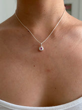 Load image into Gallery viewer, cutie mini pink sapphire pebble necklace
