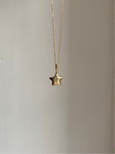 Load image into Gallery viewer, 14k gold star pendant for M
