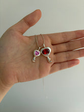 Load image into Gallery viewer, fireheart key necklace
