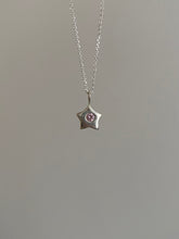Load image into Gallery viewer, dainty pink star necklace (made-to-order)
