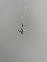Load image into Gallery viewer, chunky cross amethyst pendant
