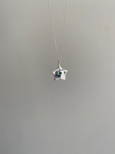 Load image into Gallery viewer, bejewelled star (with hidden gemstone) necklace
