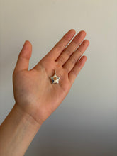 Load image into Gallery viewer, sample piece - peach moonstone lost star with blue topaz
