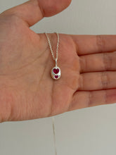 Load image into Gallery viewer, mini double heart necklace
