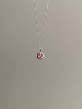 Load image into Gallery viewer, dainty pink bubble heart
