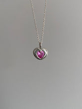 Load image into Gallery viewer, chubby cushion heart necklace

