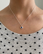Load image into Gallery viewer, sweetheart blue spinel necklace
