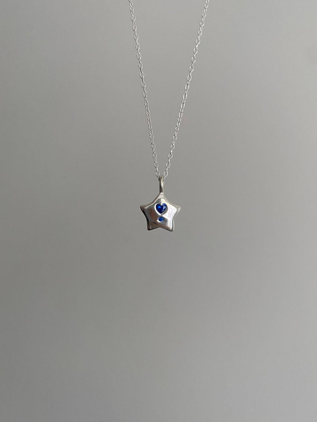 dainty blue heart star