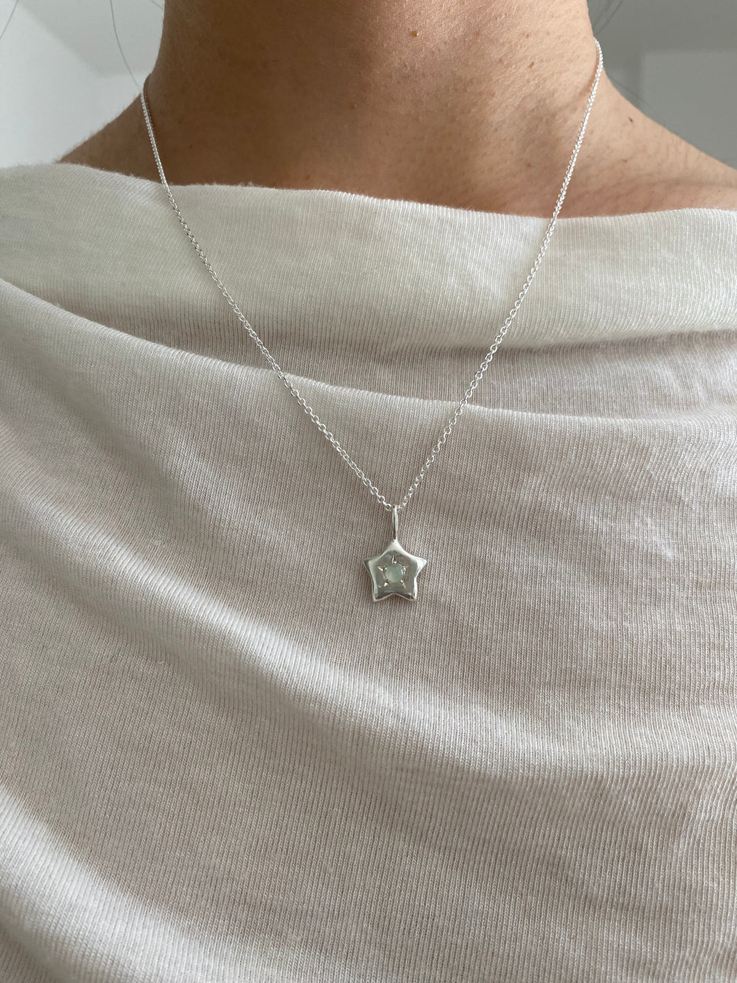 custom star necklace for J