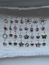 Load image into Gallery viewer, dainty mini sapphire heart necklace
