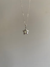 Load image into Gallery viewer, chrysoprase star necklace
