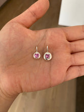 Load image into Gallery viewer, dainty pink bubble heart
