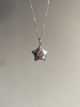 Load image into Gallery viewer, pink chunky star necklace
