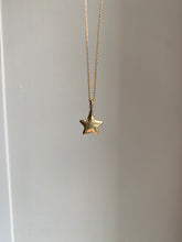 Load image into Gallery viewer, 14k gold star pendant for M
