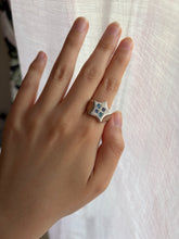 Load image into Gallery viewer, sample signet star ring size Q or US 8
