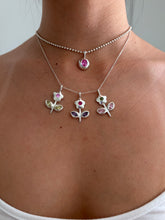 Load image into Gallery viewer, peridot wild flower necklace
