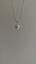 Load and play video in Gallery viewer, dainty tic tac star necklace  *ball chain sold separately*
