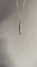 Load and play video in Gallery viewer, peas in a pod necklace
