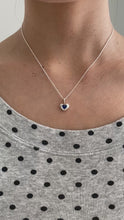 Load and play video in Gallery viewer, sweetheart blue spinel necklace
