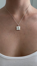 Load and play video in Gallery viewer, lucky 4 leaf clover necklace
