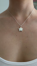 Load and play video in Gallery viewer, solid silver star necklace

