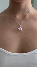 Load and play video in Gallery viewer, pink sapphire star necklace
